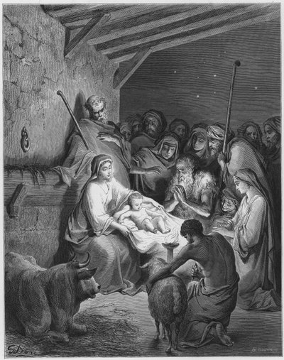 ギュスターヴドール聖書：キリスト降誕 作： Gustave Dore
